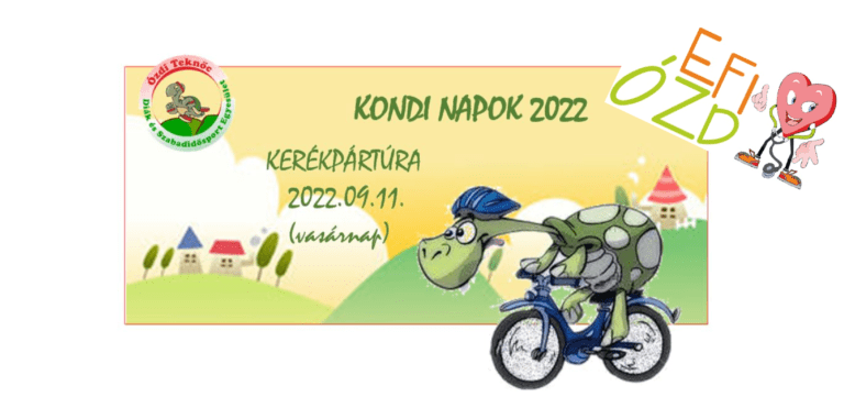 Kerékpártúra – Kondi Napok 5. állomás