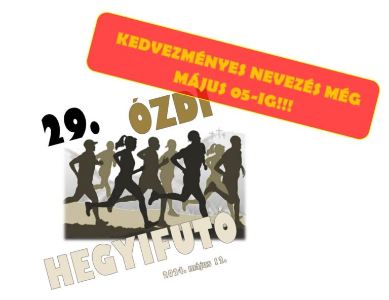 29. Ózdi Hegyifutó Verseny nevezés még május 5-ig!!!