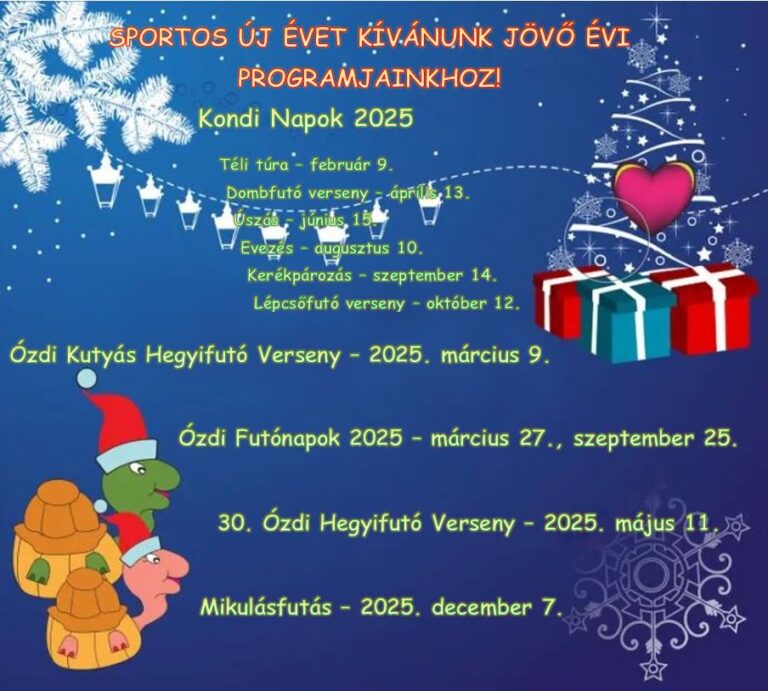 2025. évi programjaink